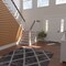 Ekena Millwork 48H x 3/8T Adjustable Wood Slat Wall Panel Kit w/ 4W Slats, Cherry contains 11 Slats SWW55X48X0375CH - alternate 8
